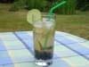 Ginger, Lime and Blueberry Mocktail